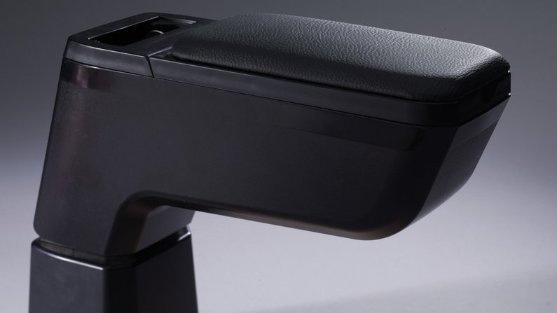 Armsteun COMFORT, met zwart kunstleder of echt leder